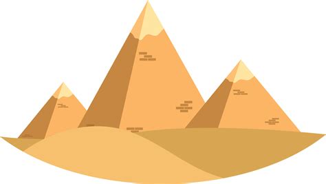 Egyptian pyramid clipart design illustration 9391125 PNG