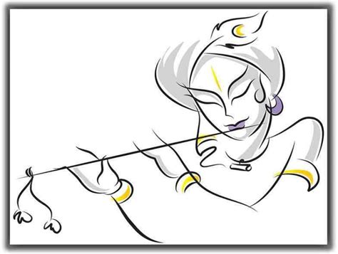 Krishna Line Drawing | Free download on ClipArtMag