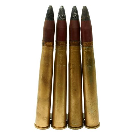 Original U.S. WWII Bofors 40mm Gun Inert Rounds with Clip - 1945 Dated ...