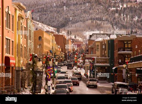 Historic Main Street in Park City Utah Stock Photo - Alamy