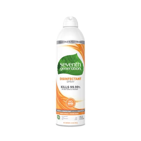 Seventh Generation Disinfectant Spray Fresh Citrus & Thyme 13.9 oz ...