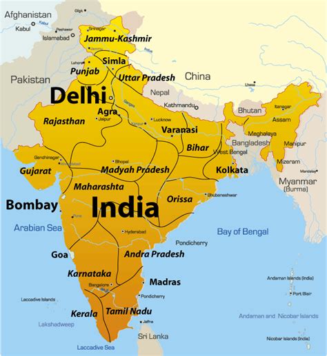 Where Is Delhi In India Map