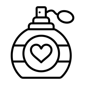 Perfume Line Icon Vector, Perfume Icon, Label, Perfume PNG and Vector ...