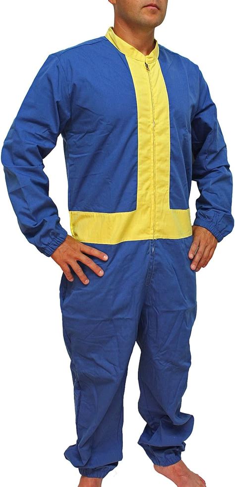 Fallout 4 Men's Vault Boy 111 Overall Cosplay Costume (L/XL): Amazon.de ...