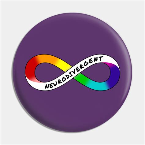 Neurodivergent - Rainbow Infinity Symbol for Neurodiversity Actually ...