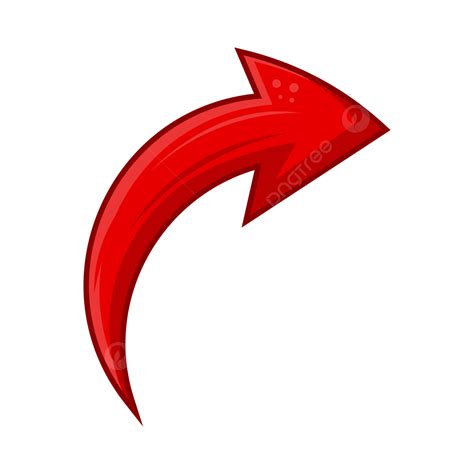 Arrow Sign Red Vector, Sign, Arrow, Red PNG and Vector with Transparent ...