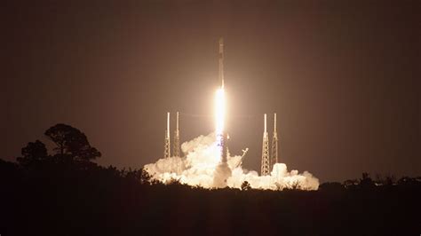 Space X Falcon 9 rocket launches 23 Starlink satellites from Cape ...