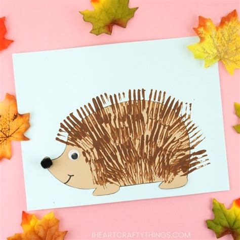 Cute Hedgehog Template – 3 ways to make Hedgehogs for Fall! | Hedgehog ...