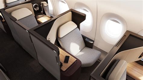 Qantas unveils A350 business and first class seating prototypes ...