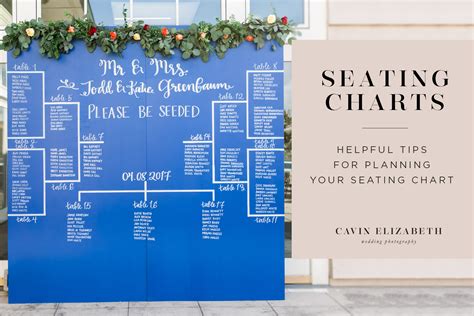 Helpful Tips for Planning Your Wedding Seating Chart