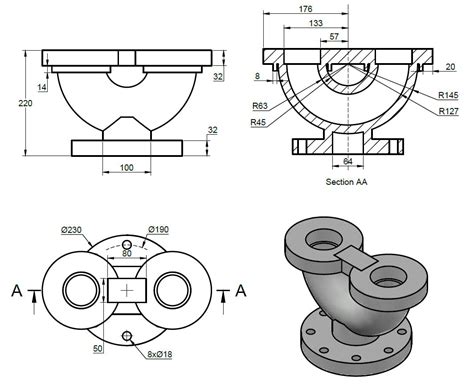 2D And 3D mechanical Drawings - Flexgigzz