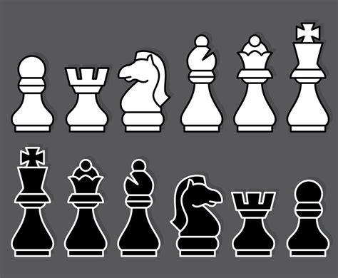 Chess Icons Vector Set Vector Art & Graphics | freevector.com