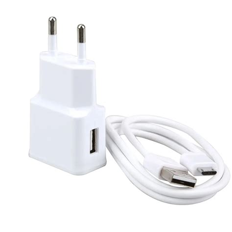 Alloet EU USB Mobile Phone Charger, 5V 2A Universal Travel Wall Charger ...