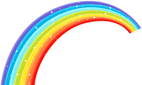 Rainbow Transparent PNG Clip Art | Gallery Yopriceville - High-Quality ...