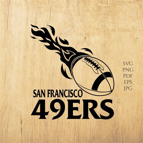 San Francisco Football 49ers SVG Vector Digital Design Wall - Etsy