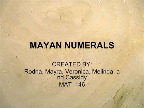 Mayan Numerals 1 | PPT | Free Download