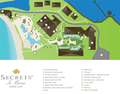 Resort Map | Secrets St. Martin Resort & Spa | Saint Martin