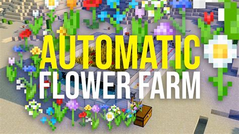 How to Build a Flower Farm in Minecraft (Simple & Easy!) - YouTube