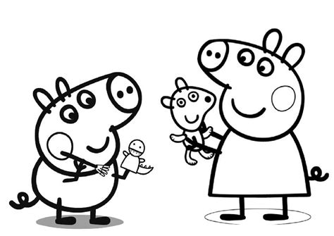 Peppa Pig Thanksgiving Coloring Pages : Peppa Pig Coloring Pages ...