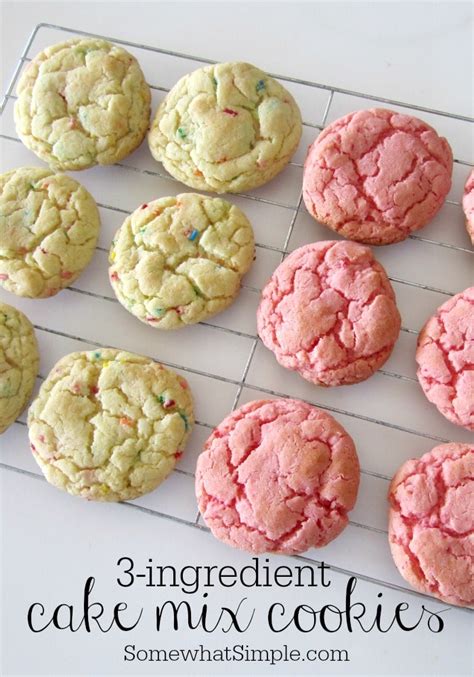 how to make cookies out of pillsbury cake mix