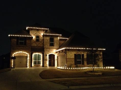 Christmas lights installation