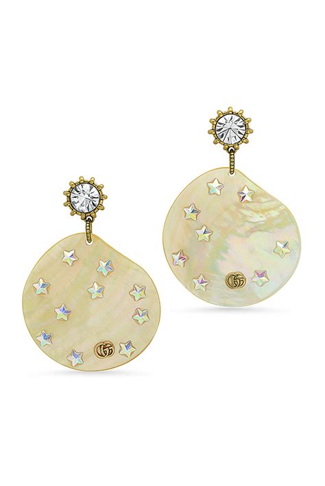 Gucci Mother of Pearl Shell Earrings | Rent Gucci jewelry for $45/month