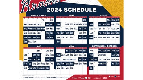 Braves 2024 Schedule Printable - Vita Aloysia