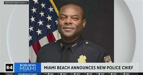 Miami Beach gets new chief of police - CBS Miami