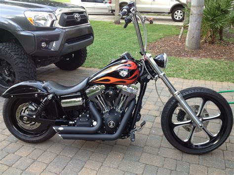 2010 Harley-Davidson® FXDWG Dyna® Wide Glide® (Black w/flames), St ...