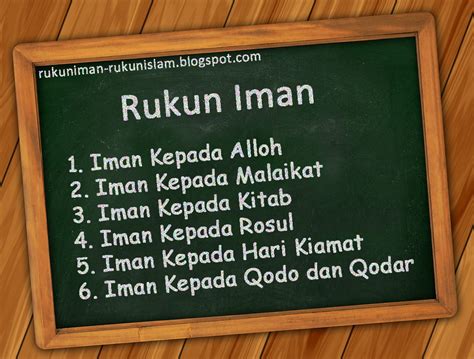 Rukun Iman Ada / Seri Rukun Iman - Belajar Rukun Iman Sejak Dini | Buku ...