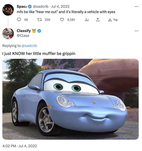 Sally Carrera Cars Meme | Sally Carrera (Cars) / Cussy | Know Your Meme