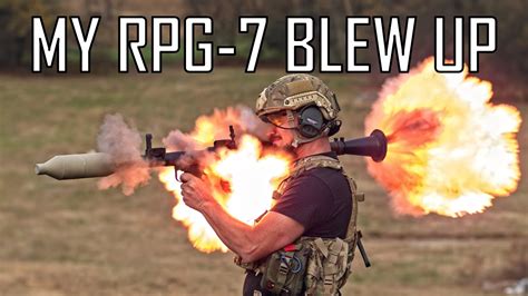 My RPG-7 Exploded On Me (in Slow Motion) - Ballistic High-Speed - YouTube