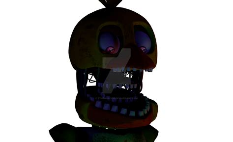 [C4D] Withered Chica Head Render by Ethanolopie on DeviantArt