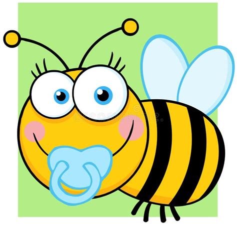 Baby Boy Bee Cartoon Character Stock Vector - Illustration of drawing ...