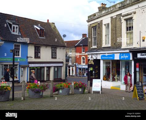 Market Place North Walsham Norfolk Stock Photo - Alamy