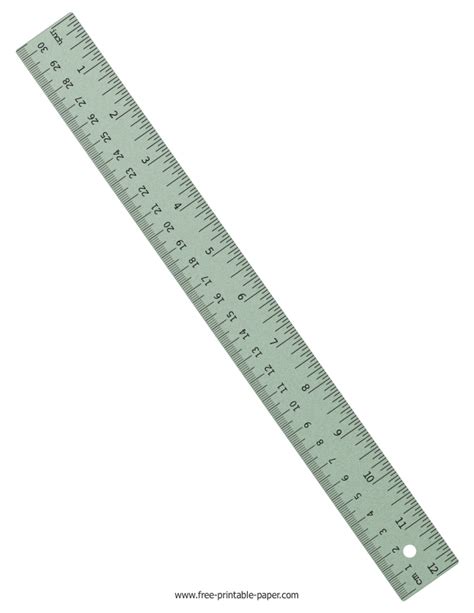 12 Ruler Printable