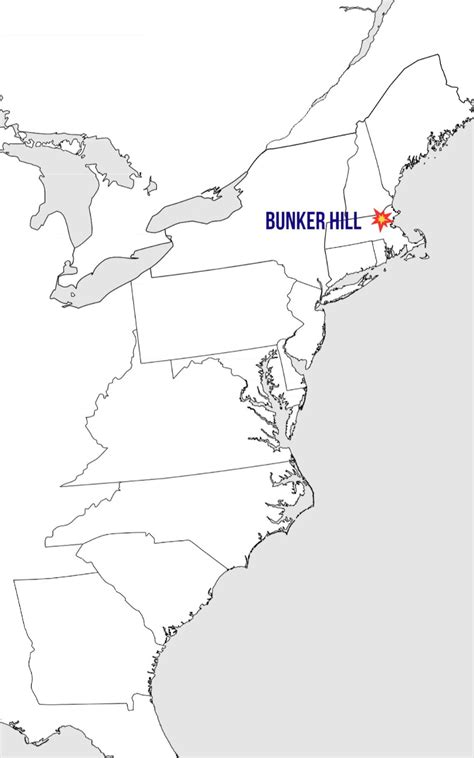 The Battle of Bunker Hill: Summary and Map