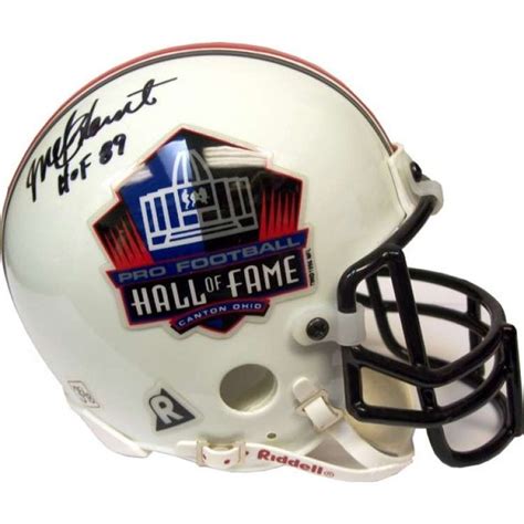 Mel Blount Autographed Hall of Fame White Mini Helmet - JSA COA | Hall ...