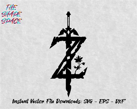 Zelda Breath of the Wild Logo Instant Vector Download SVG - Etsy