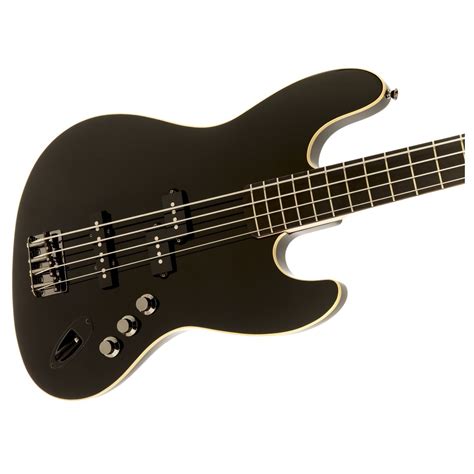 Fender Aerodyne Jazz Bass, Black at Gear4music