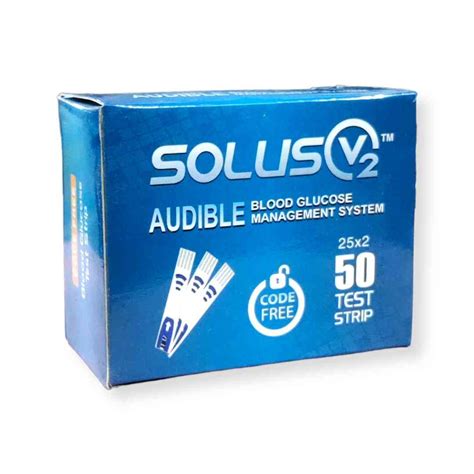 Healthway | Solus V2 Blood Glucose Test Strips – 50 pcs