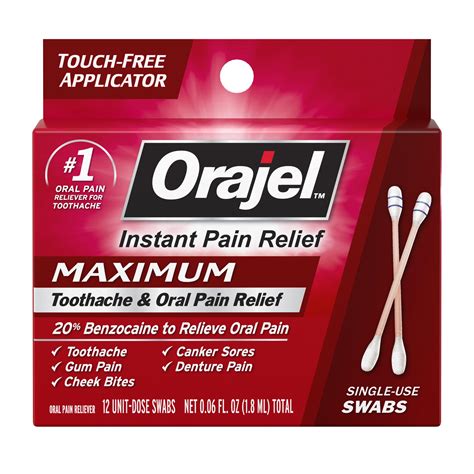 Orajel Severe Toothache & Gum Relief Cream, 0.33 Oz: Amazon.ca: Beauty