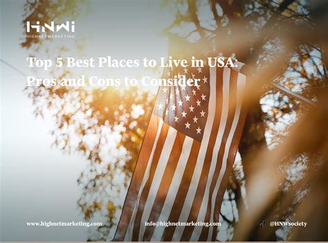 Top 5 Best Places to Live in USA: Pros and Cons to Consider - High Net ...