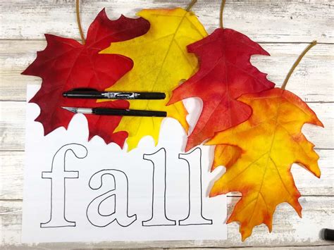 Easy Fall Leaves Banner - No Sew! - Single Girl's DIY