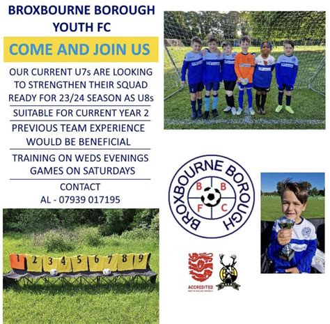 Broxbourne Borough-Youth FC - Home