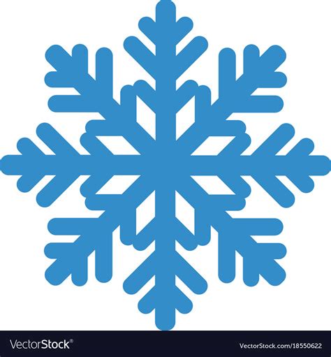 Snowflake Royalty Free Vector Image - VectorStock