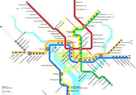 Red Line (Washington Metro) - Metro Plan Washington Dc