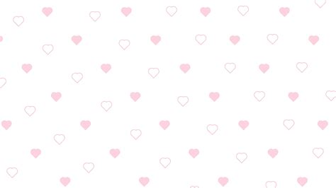 cute pink heart shape on white wallpaper illustration, perfect for ...