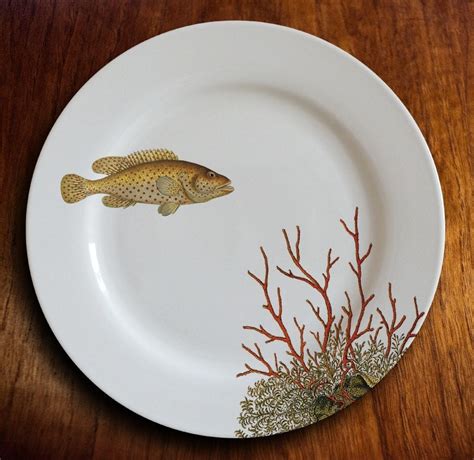 a curious gardener: etsy....fish plates