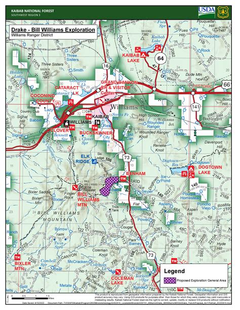 Kaibab National Forest Map